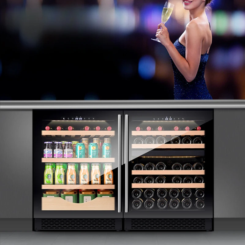 

Temperature Wine Cabinet Constant Temperature Wine Cooler Household Compressor Wine Refrigerated Cabinet