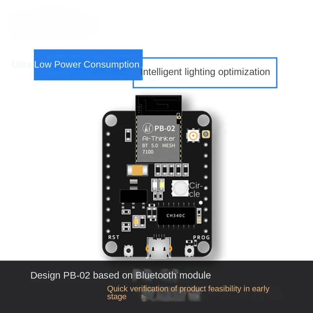 100% Original Bluetooth Development Board, Mesh Networking, Direct Connection Tmall Genie APP Applet Can Control PB-02-Kit