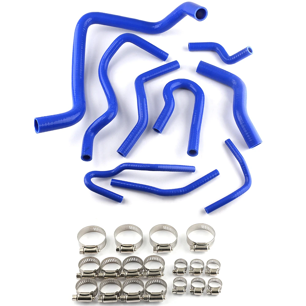 Car Silicone Radiator Coolant Hose Kit For Honda CIVIC SOHC D15 D16 EG EK 1992‑2000 Car Accessories 9Pcs