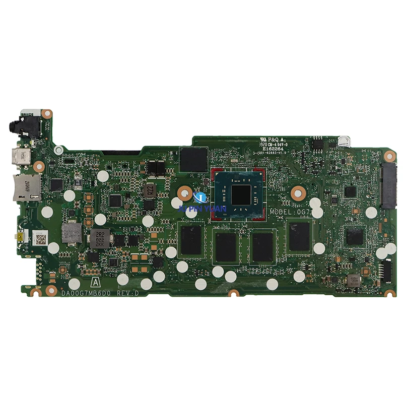 For HP Chromebook 12b-CA Laptop Motherboard L70808-001 With N4000 CPU 4GB GPU 32GeMMC TPN-Q228 DA00G7MB6D0 Fast Ship