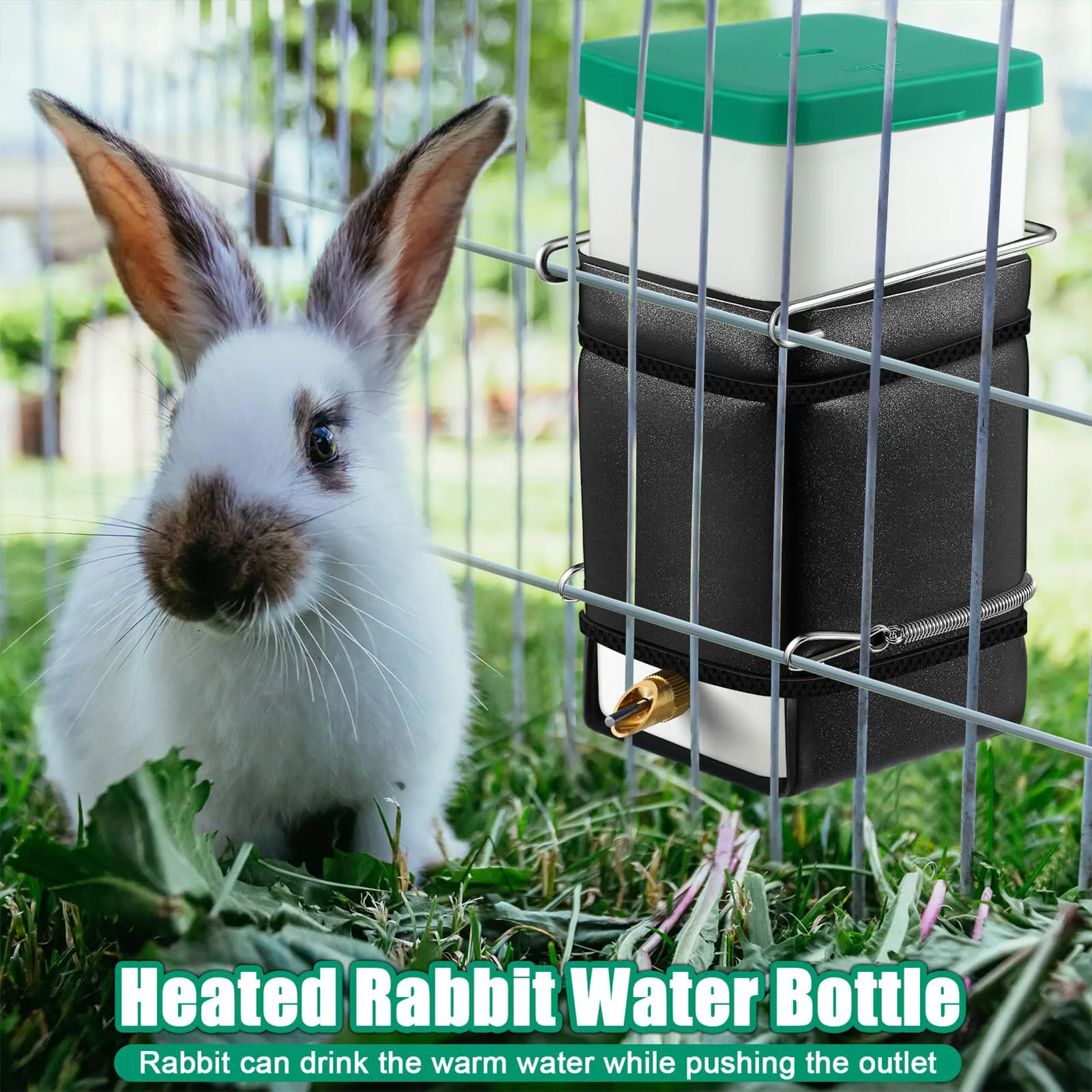 Winter Water Feeder for Hamster Rabbit Pet Low Power Consumption Drinking Water Dispenser for Kitten Rabbit Hedgehogs Home Pets