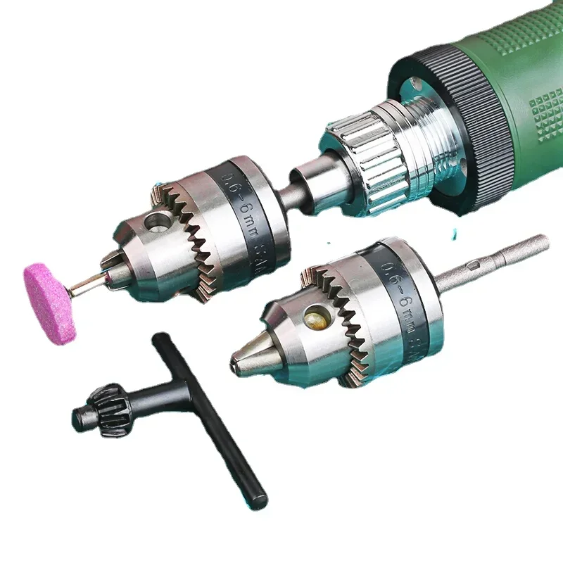 

1Electric Batch Conversion Chuck 802 Electric Screwdriver Chuck 0.6-6.0mm Multi-Functional Clip Drill 801 Converter