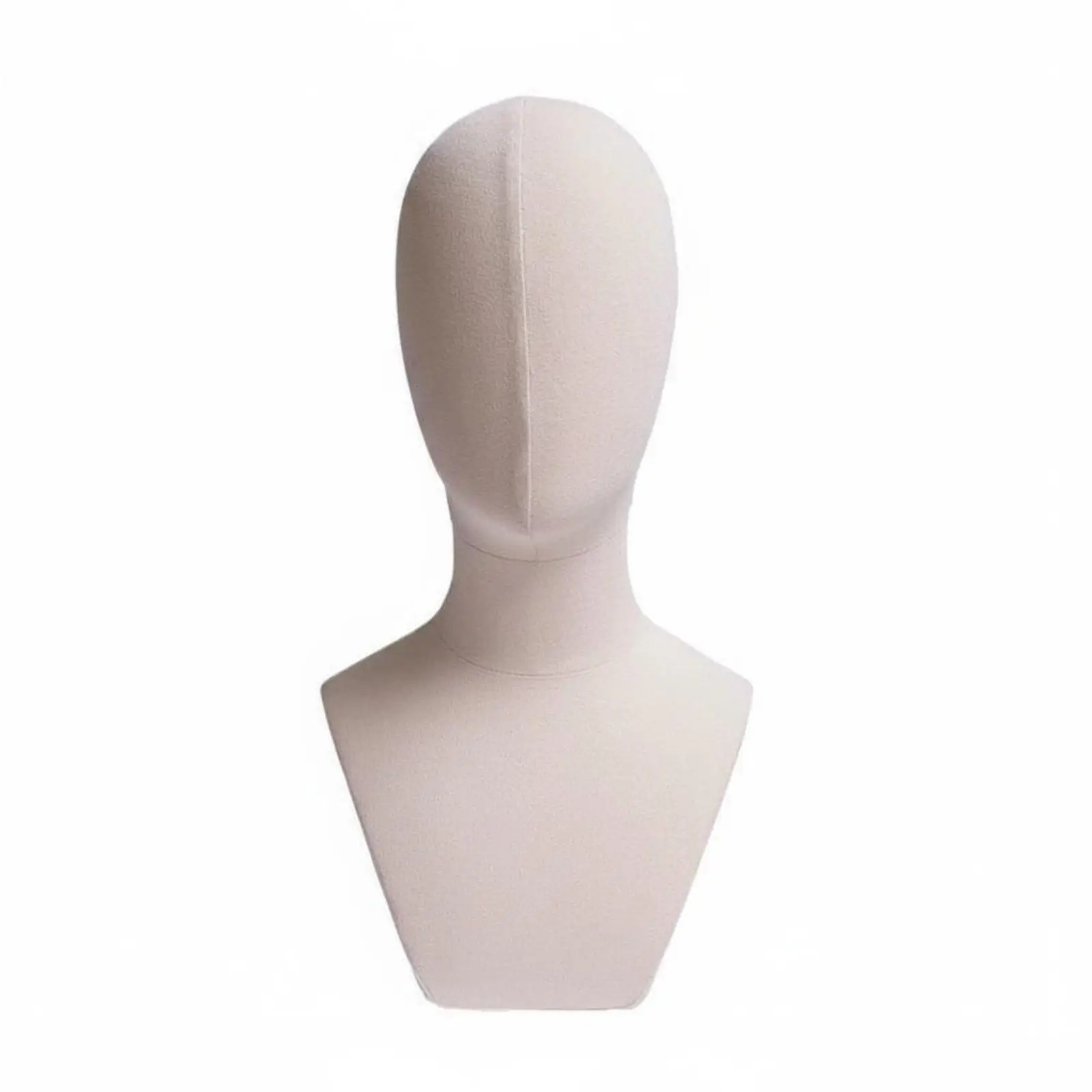 Long Necked Bust Stand cloth Covered Hat Display Head Stable Base Headwear Display Stand for Salon