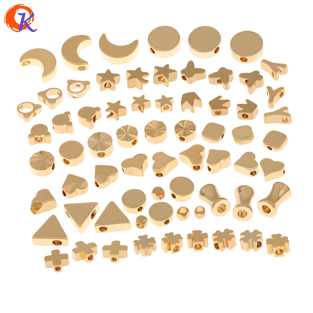 

Cordial Design 100Pcs Jewelry Accessories/DIY Making/Hand Made/Genuine Gold Plating/Geometry Copper Beads/Bracelets Findings