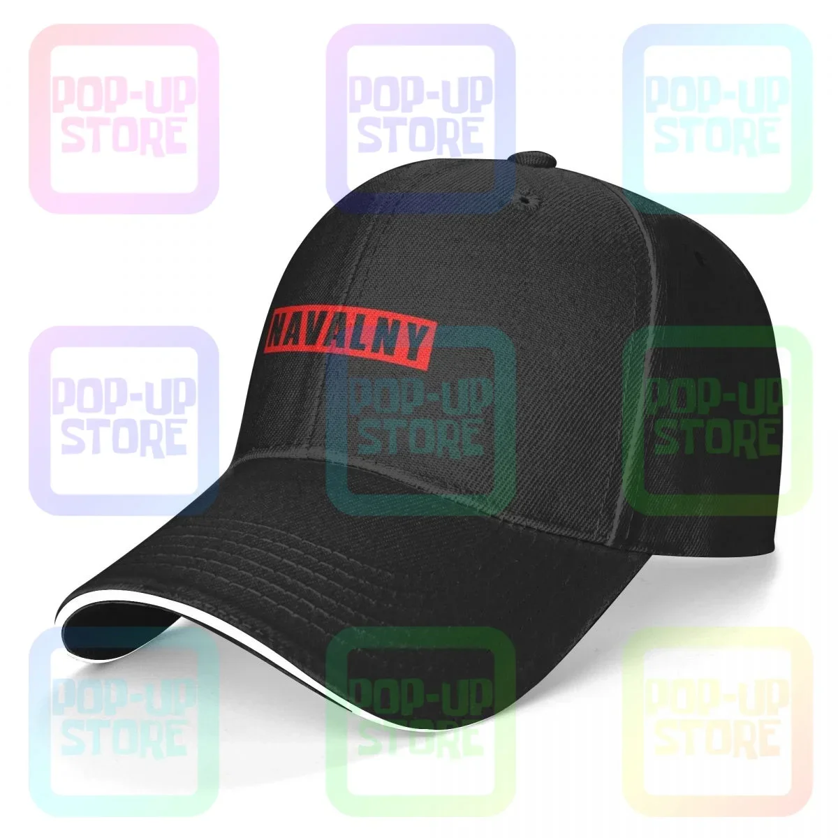 Support Alexei Navalny Solidarity Protest Anti Putin Sandwich Cap Baseball Cap Trucker Hat Hip Hop