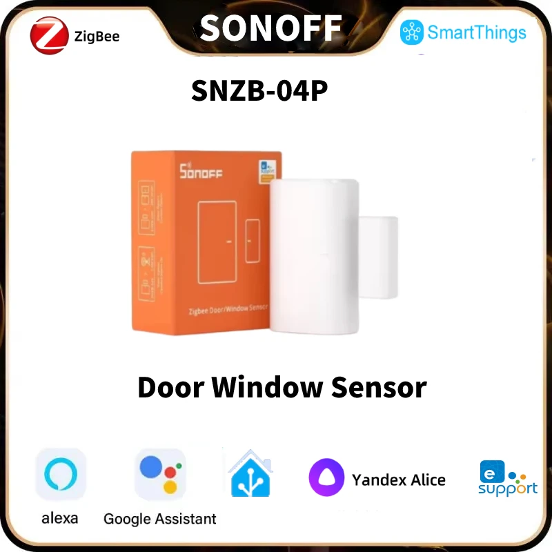 Sonoff Zigbee Smart Door Window Sensor SNZB-04P 5 Years Battery Life Via Ewelink Alexa Google Home Assistant Smartthings Alice