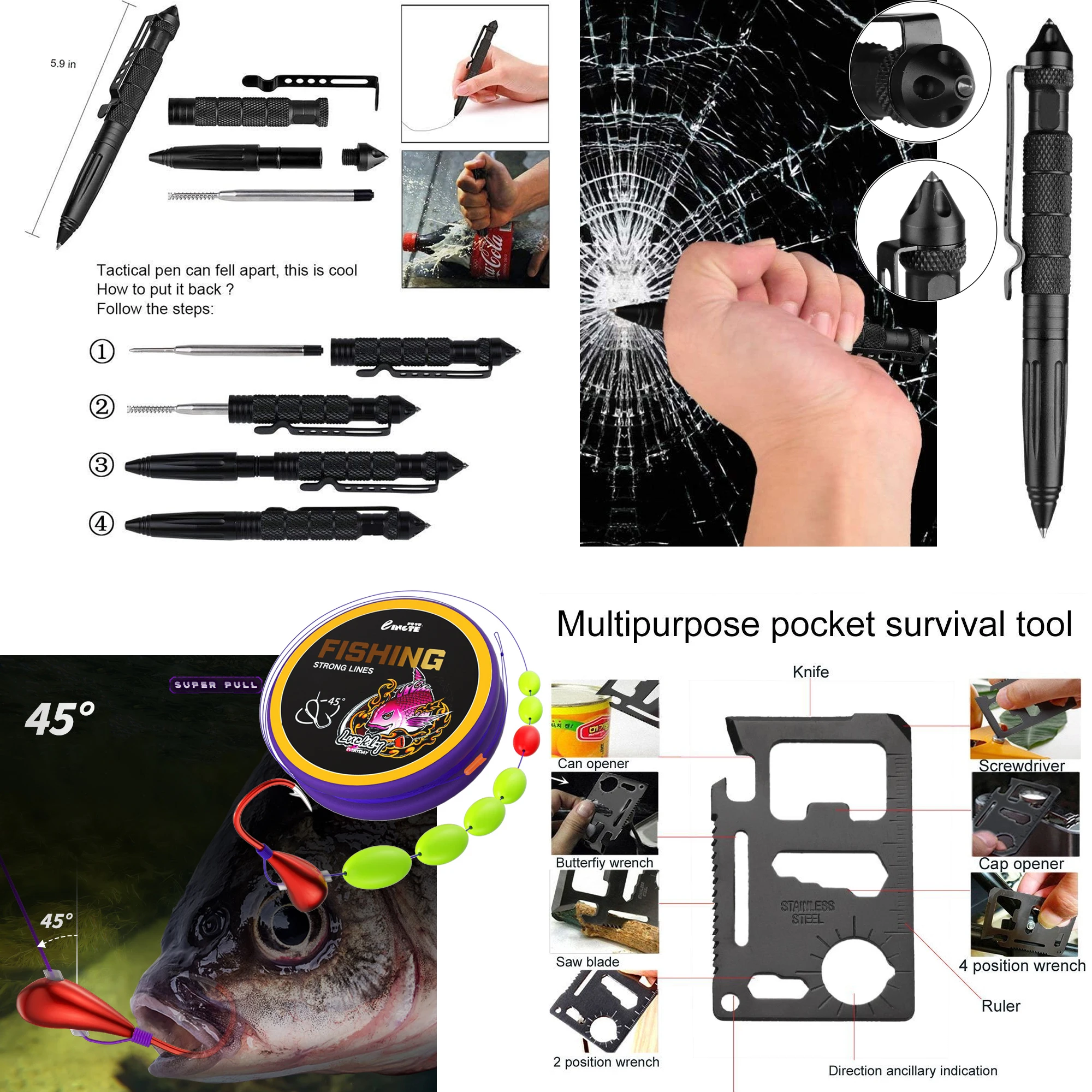 Survival First Aid Kit Survival Full Set Molle Outdoor Gear Emergency Kits Trauma Bag Camping Hiking IFAK Adventures EDC image 3