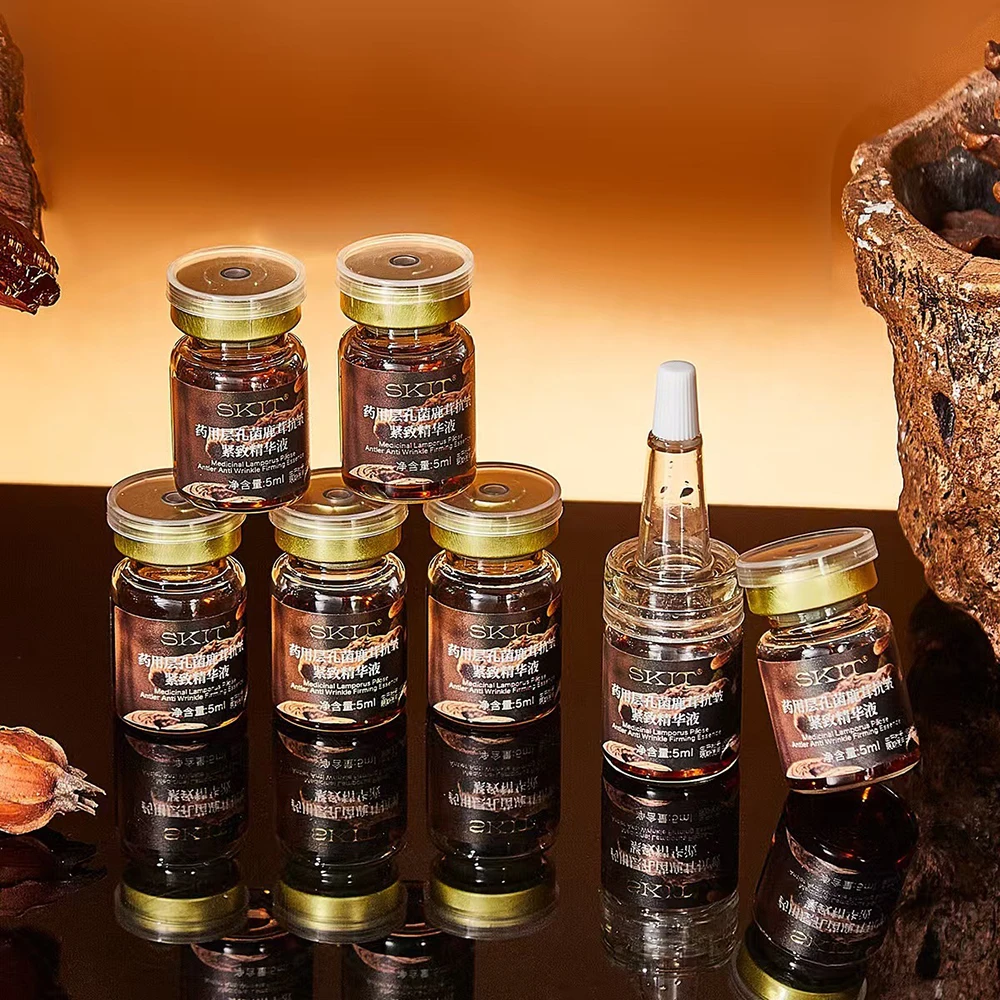 

10 шт. Lamporus Pilose Antler, укрепляющая эссенция против морщин, увлажняющая лифтинг для лица, уменьшение тонких линий, осветляющая эссенция для лица