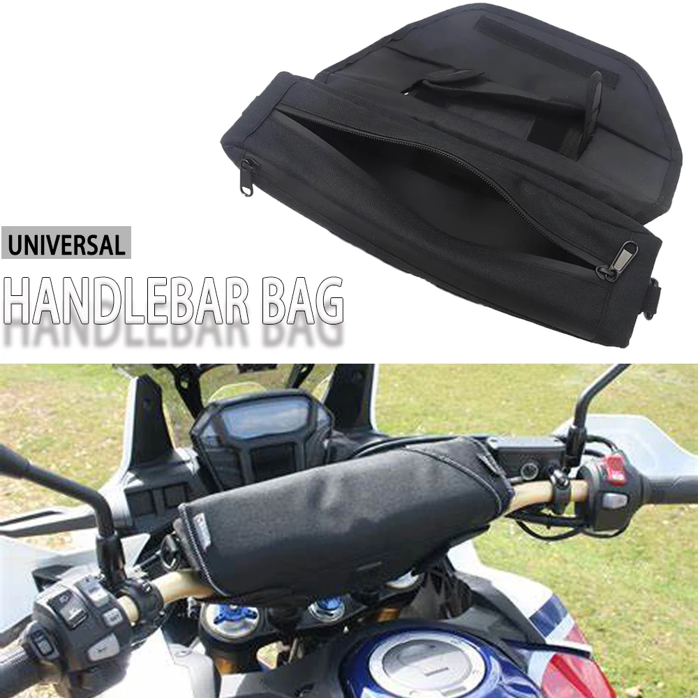 For Kawasaki Z900RS For Suzuki V-Strom 1000 / 650 Motorcycle Universal Handlebar Waterproof Bag For Tiger 800 / 1200 / Sport