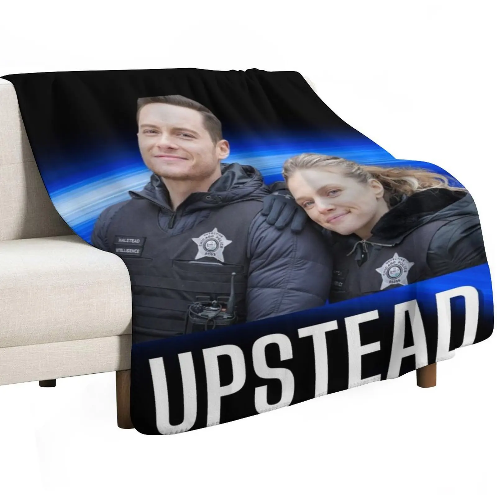 Chicago PD tv show - Upstead - Jay Halstead and Haley Upton Throw Blanket Hairy Sofa Quilt Designers Cute Plaid Blankets