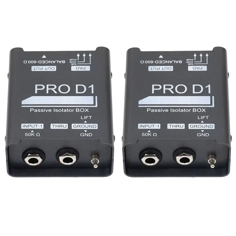 ABUE-Audio Isolator Passive Isolator BOX Permalloy Isolator Current Sound Noise Mixer