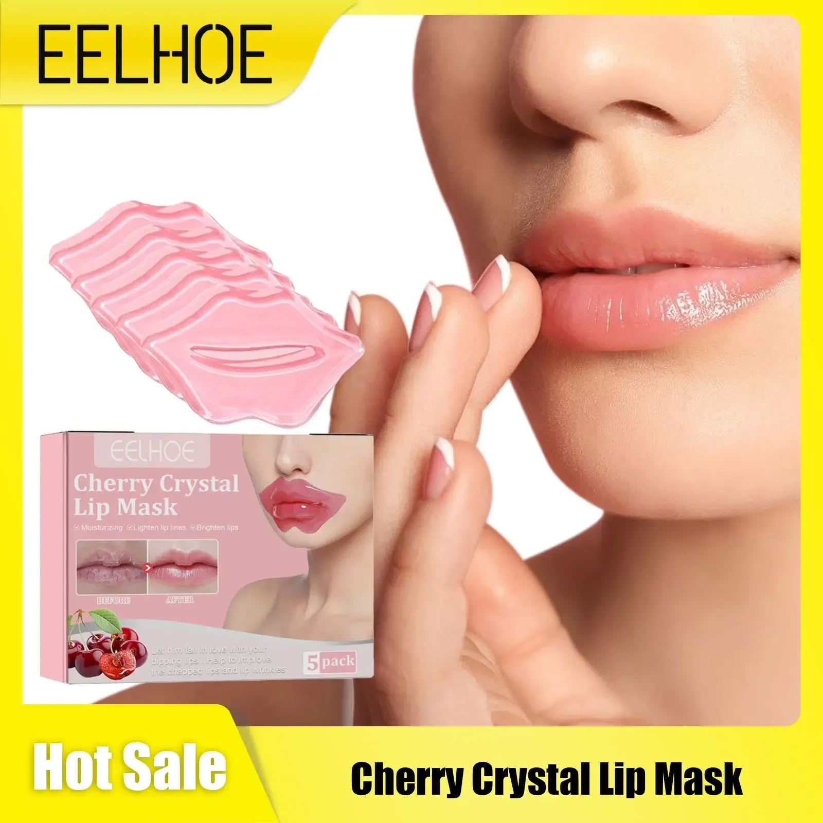 

Pink Lips Mask Fade Lip L-ines Anti Dryness Dead Skin Removal Moisturizing Lightening Cosmetics Repair Lip Care Products