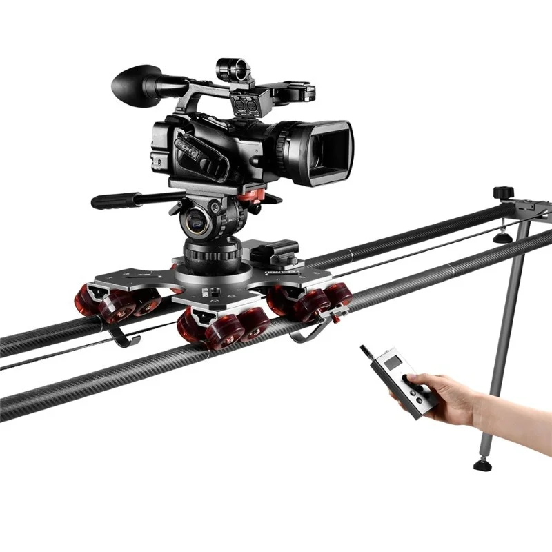 DSLR Camera Electric Video Carbon Fiber Track Professional Electric Slider Track Cart LW3021