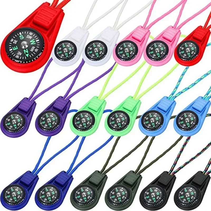 بوصلة تكتيكية صغيرة، أداة ملاحة جيب للتخييم والمشي والسفر، إكسسوارات تسلق وصيد - 3