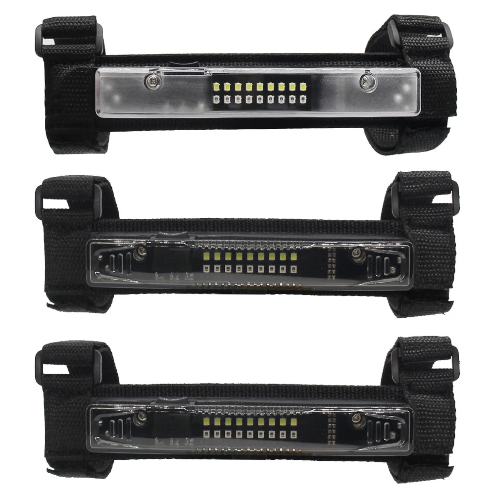 1PC 12V Roll Bar Mount 18 Led Light Dual Tone Dome Lamp Bumper Lights for UTV ATV Golf Work Light