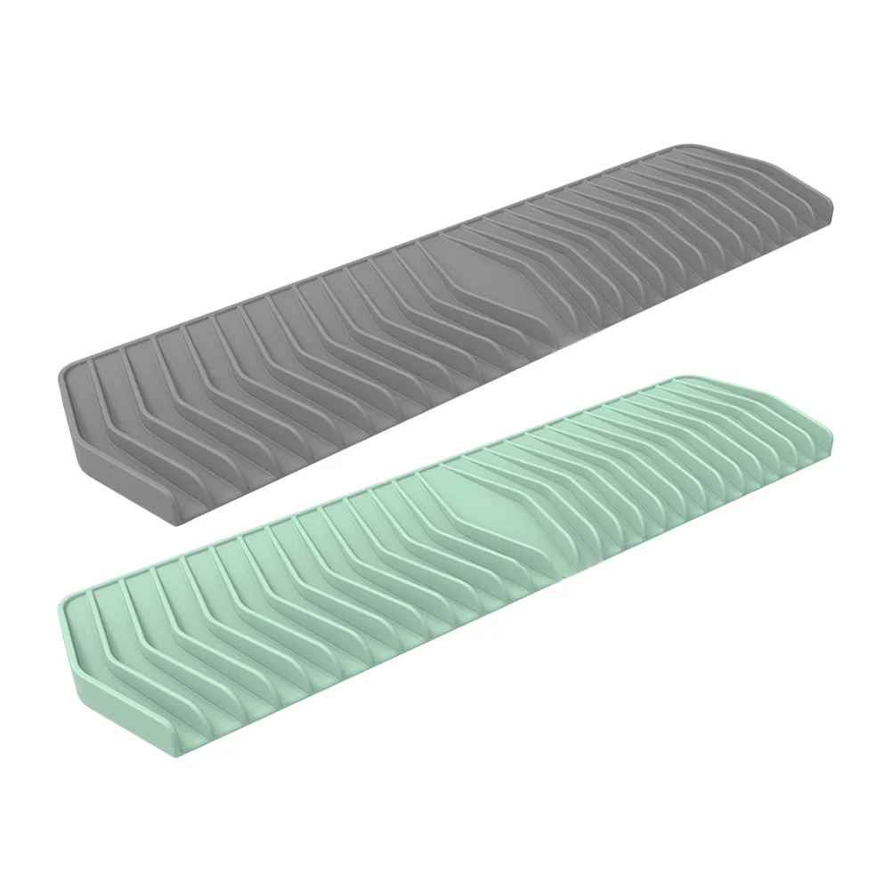 

2pcs Silicone Soap Holder Self-Draining Bar Soap Dish For Shower Bathroom Sink Compact Multifunctional Storage Tray Countertop