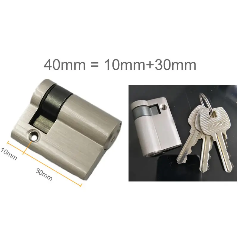 Smart lock core Half eccentric lock cylinder height 32MM for Channel lock fire-proof door Security door