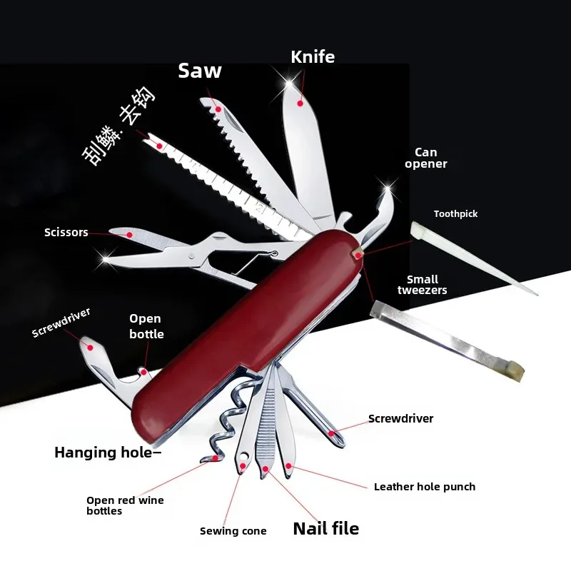 JinDa RiMei 5750 Multi-Function Knife Stainless Steel Rust-Resistant Daily Folding Small Knife Fruit Knife From China Mainland