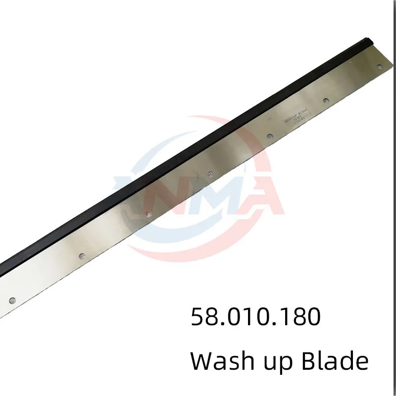 

10 шт., резиновые промывочные лезвия с 8 отверстиями, 58.010.180, 715x60 мм, для Heidelberg MO, запасные части для офсетной печати