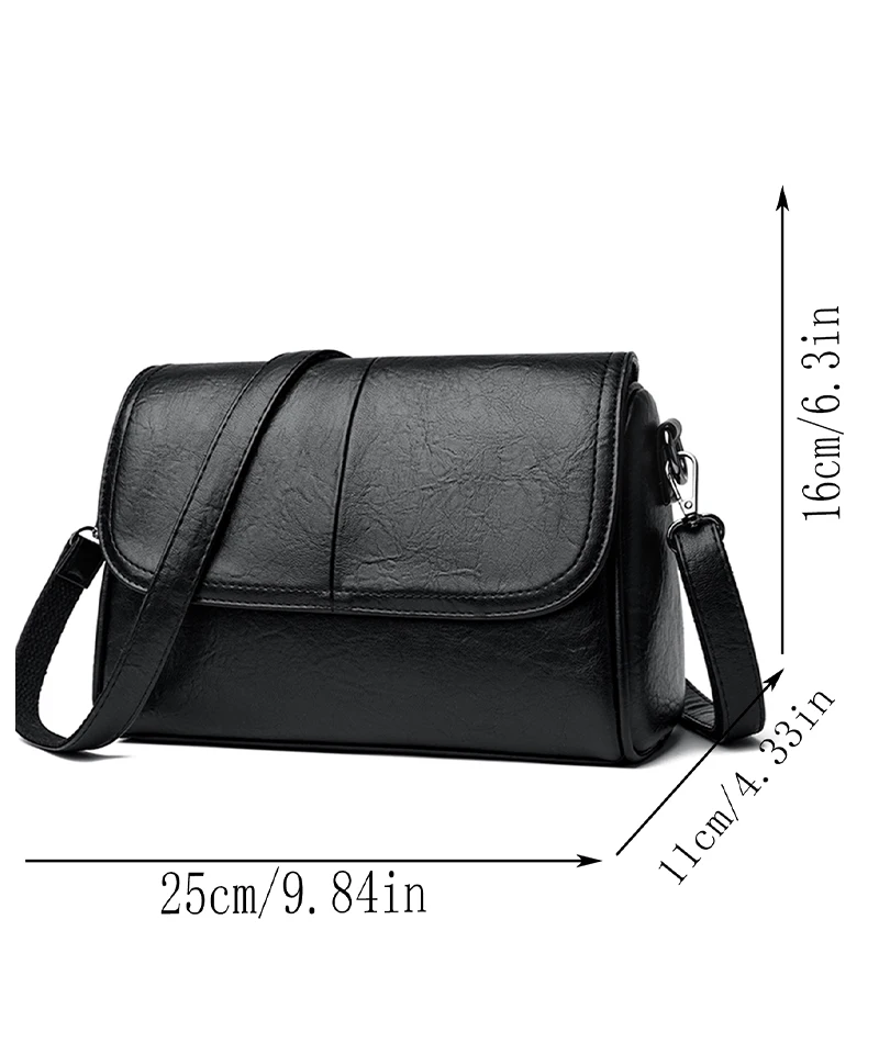 Trendy Women's Single Shoulder Bags PU Leather Handbag Crossbody Purse Ladies Tote Bags for Work School Shopping Travel Present
