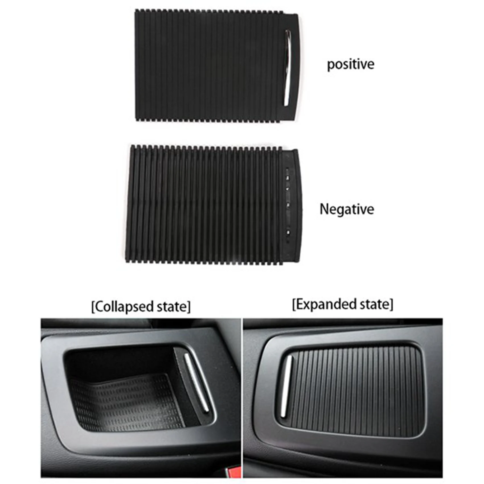Car Rear Center Console Roller Blind Cover 51166963913 5116696094 for -BMW E92 E93 M3 2006-2012