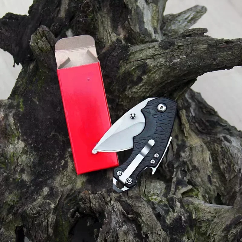 Mini Pocket 3800WM Shuffle Folding Knife 8Cr13Mov Blade Nylon Glass Fiber Handle EDC Multi-purpose Hiking Knife Sharp Fruit Tool