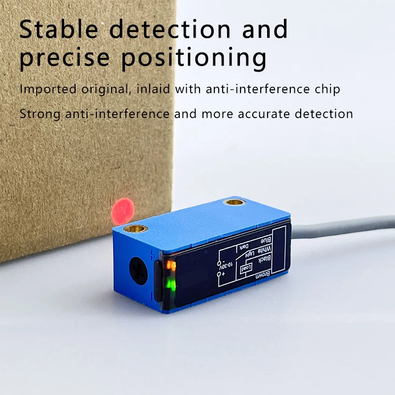 PARMA Background Suppression Diffuse Photoelectric Sensor Photoelectric Switch Visible Laser 300mm/GQ9-BG300N