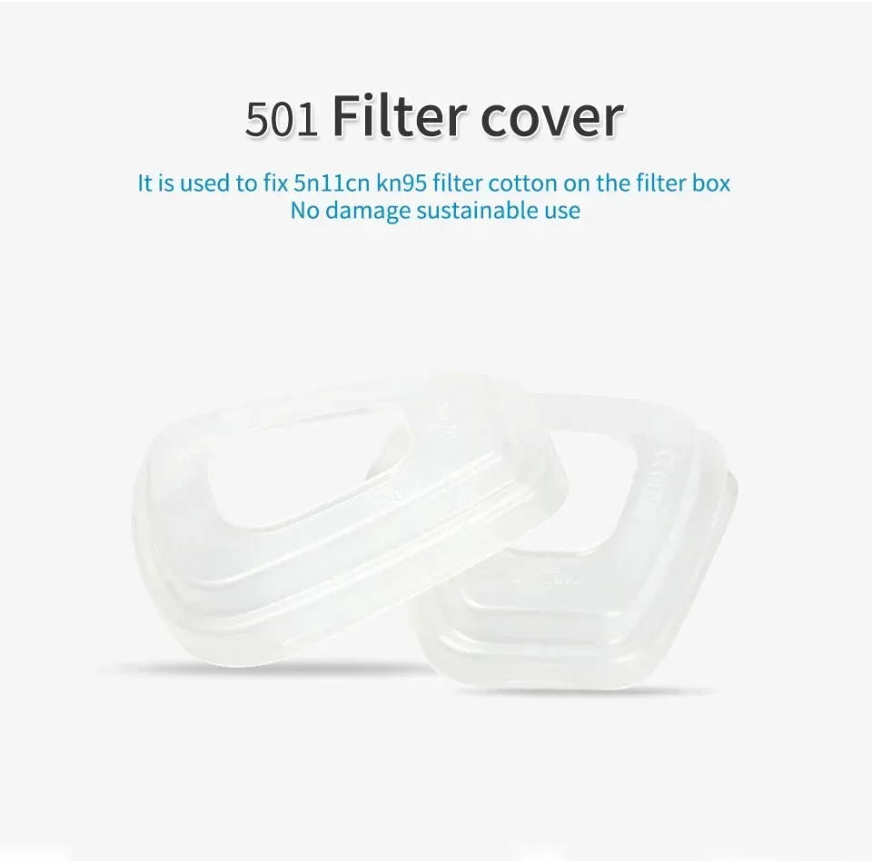 Dust-proof 5N11 Filter 501 Retainer For 6001 6002 6003 6004 Cartridge 6200 7502 6800 FF402 Series Respirators Gas Mask Filters