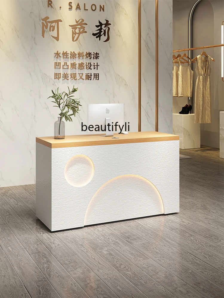 Bar Counter Cashier Shop Beauty Salon Counter Commercial Bar Counter Company Front Desk Reception Desk