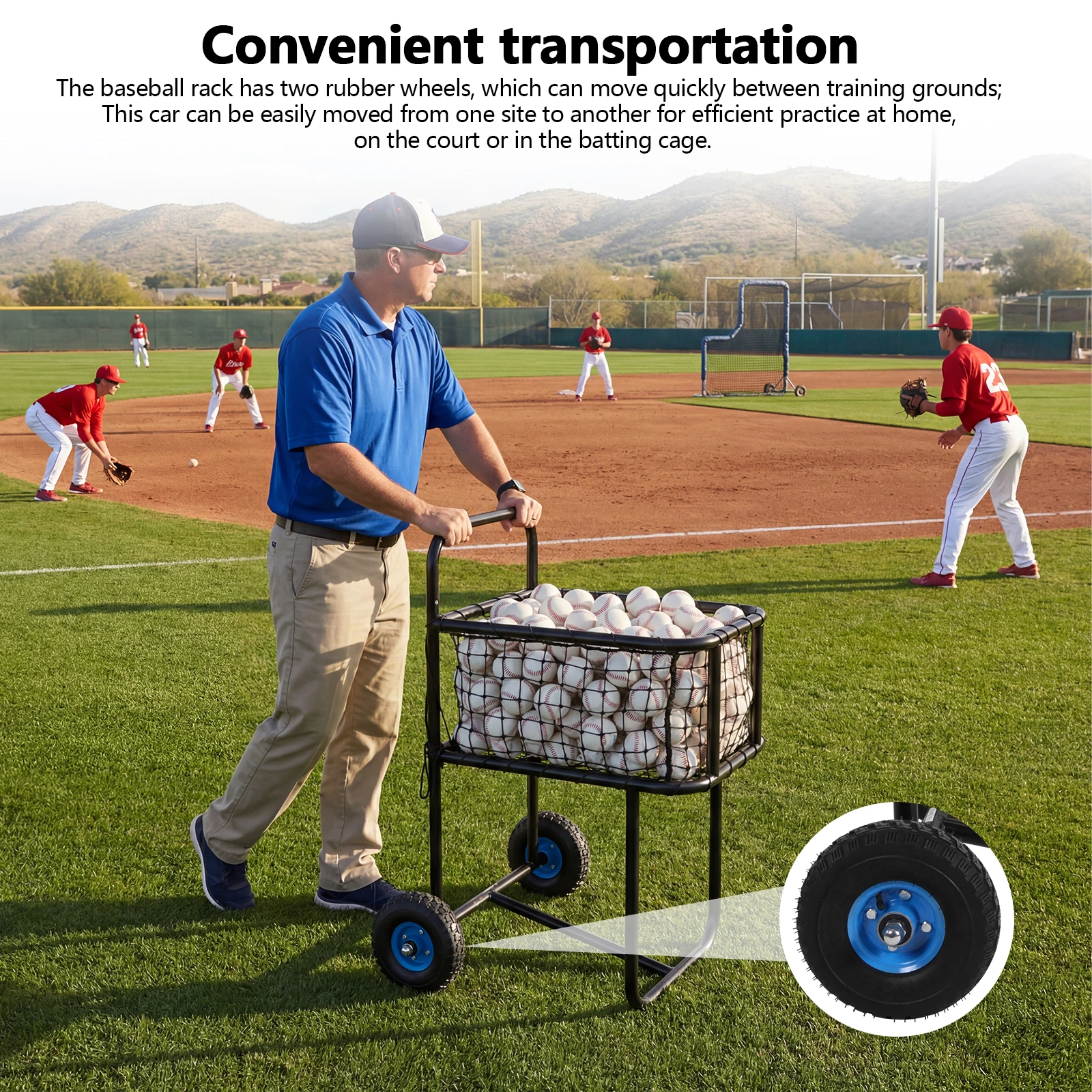 

Tennis Cart With Wheels