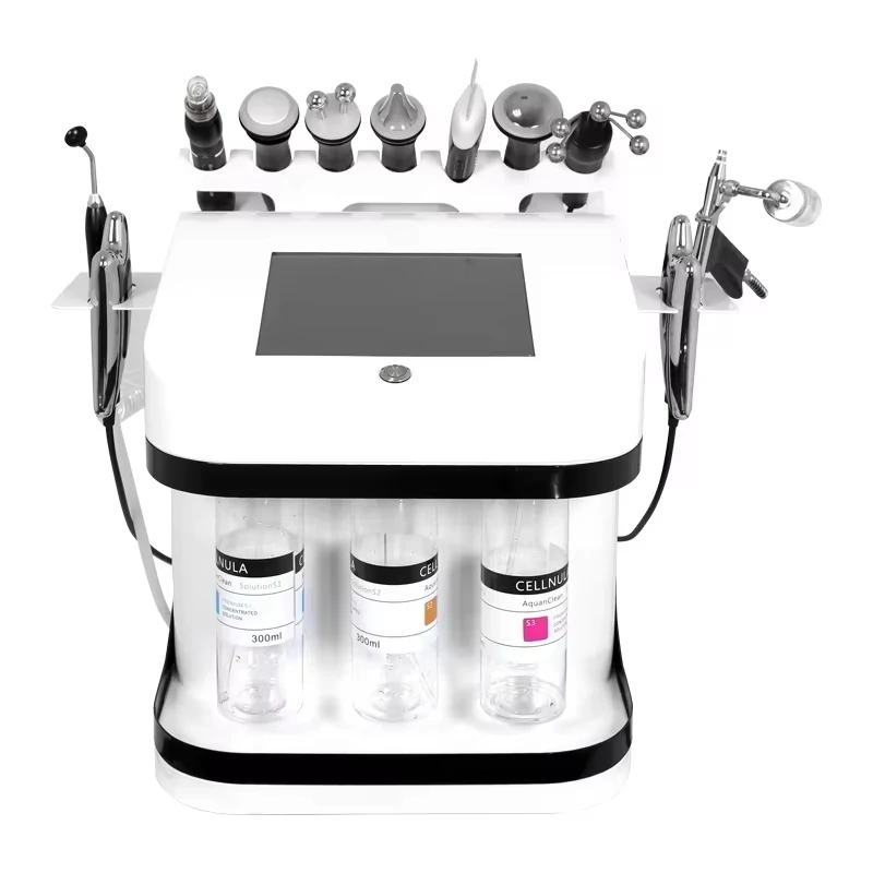 professional 10 in 1 Dermabrasion Hydrofacial Machine Water Aqua Peeling bubble machine Skin Cleansing for Beauty Salon