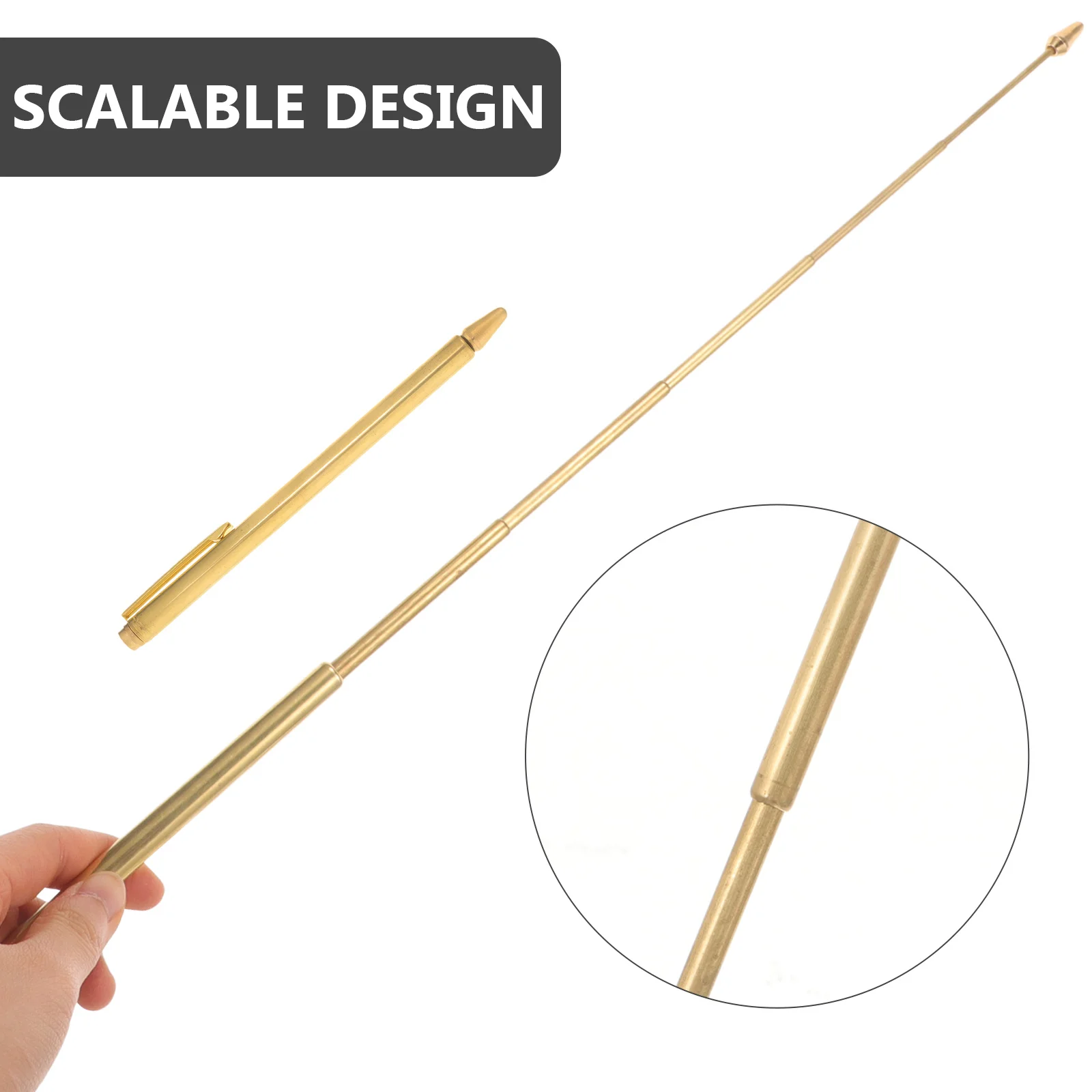 

Folding Brass Dowsing Rod for Underground Water Detection with Compass Function Portable Metal Locator Tool for Geological