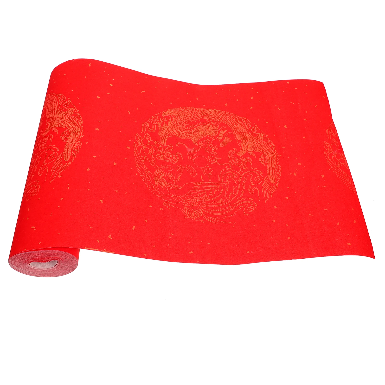 

Red Xuan Paper Scroll Blank Calligraphy Couplet Lightweight Compact Perfect for Wedding Chinese New Year Spring Festival