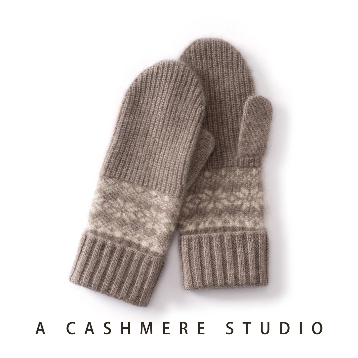100% Cashmere Women Autumn And Winter New Keep Warm Solid High Elasticity Soft Knitted Gloves  Multicolor Windproof Mittens