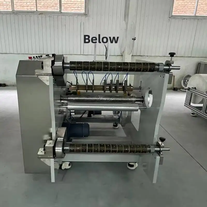 

Machinery Equipment Small External Lever Automatic Sliding Overlapping Reeling And Cutting Machine Production Line