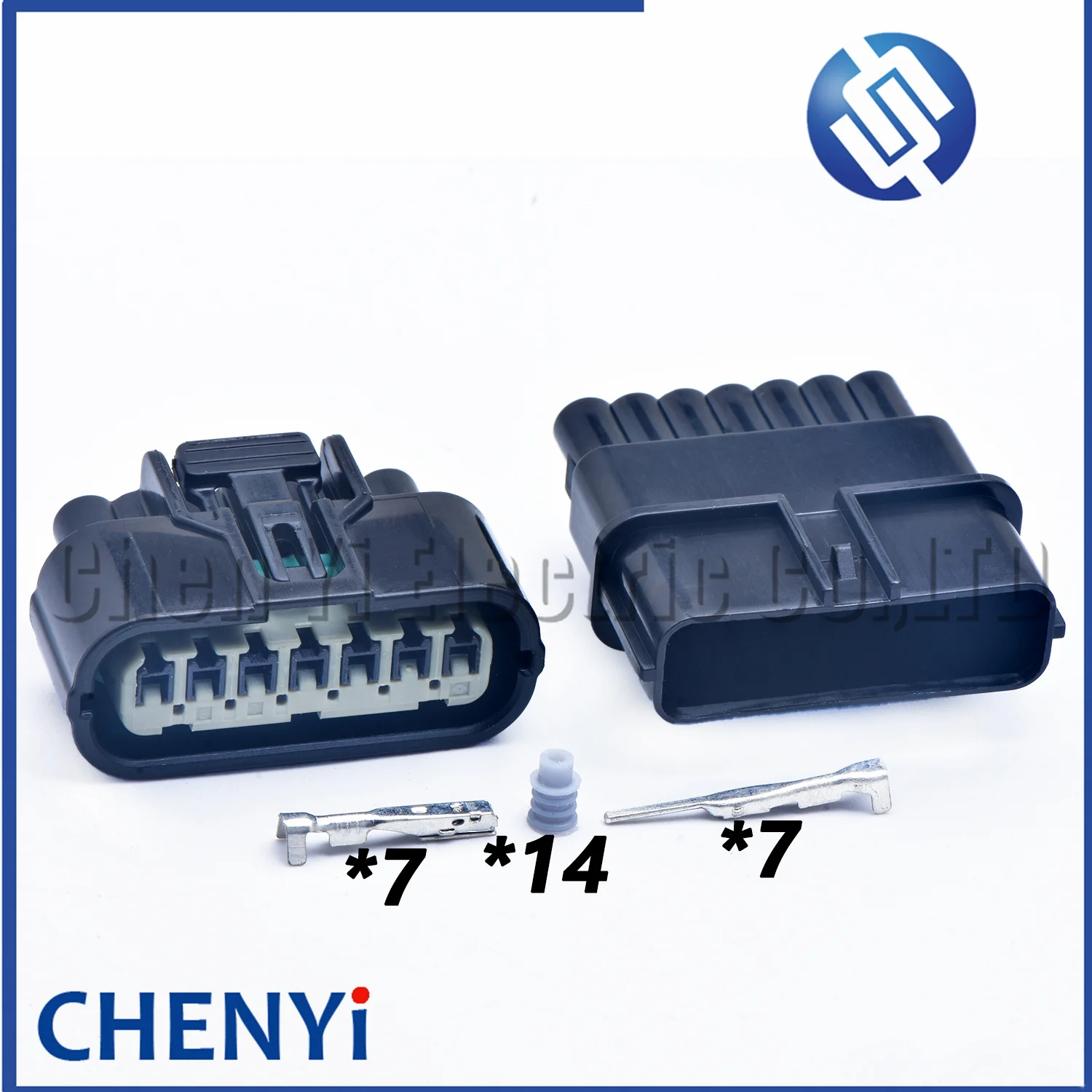 7 Pin Automotive waterproof connector LED headlight wiring harness plug 6189-0855 For Honda