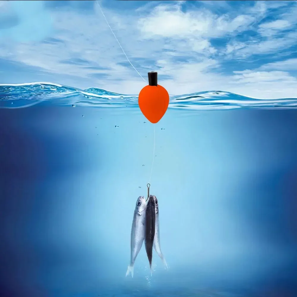 

10pcs Sea Fishing Lantern Styling Foam Floats Fishing Rod Far Throw Location Indicator Floats Trout Fishing Float Accessories