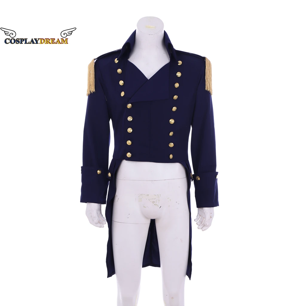 

18th Century Mens Medieval Jacket Royal Military Jacket Colonial Tuxedo Hamilton Coat George Washington Adult Men Victorian Coat