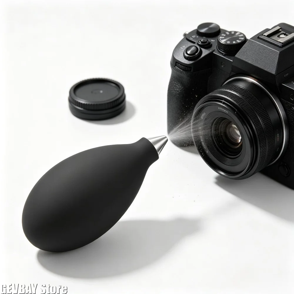 Mini Air Blower Pump – Blast Dust Off Camera Lenses, Phone Circuits & Tablets. Super Strong Manual Blower for Electronics Cleani