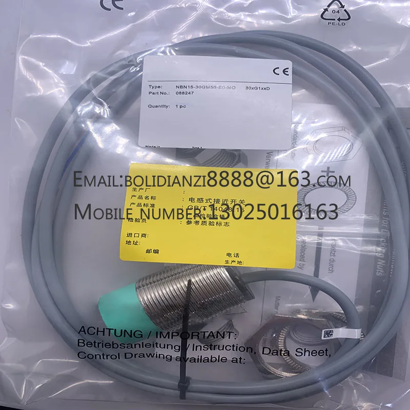 New proximity switch sensor NBB10-30GM50/NBN15-30GM50-EO-V1/E1/E2/E3 E0 One year warranty In stock