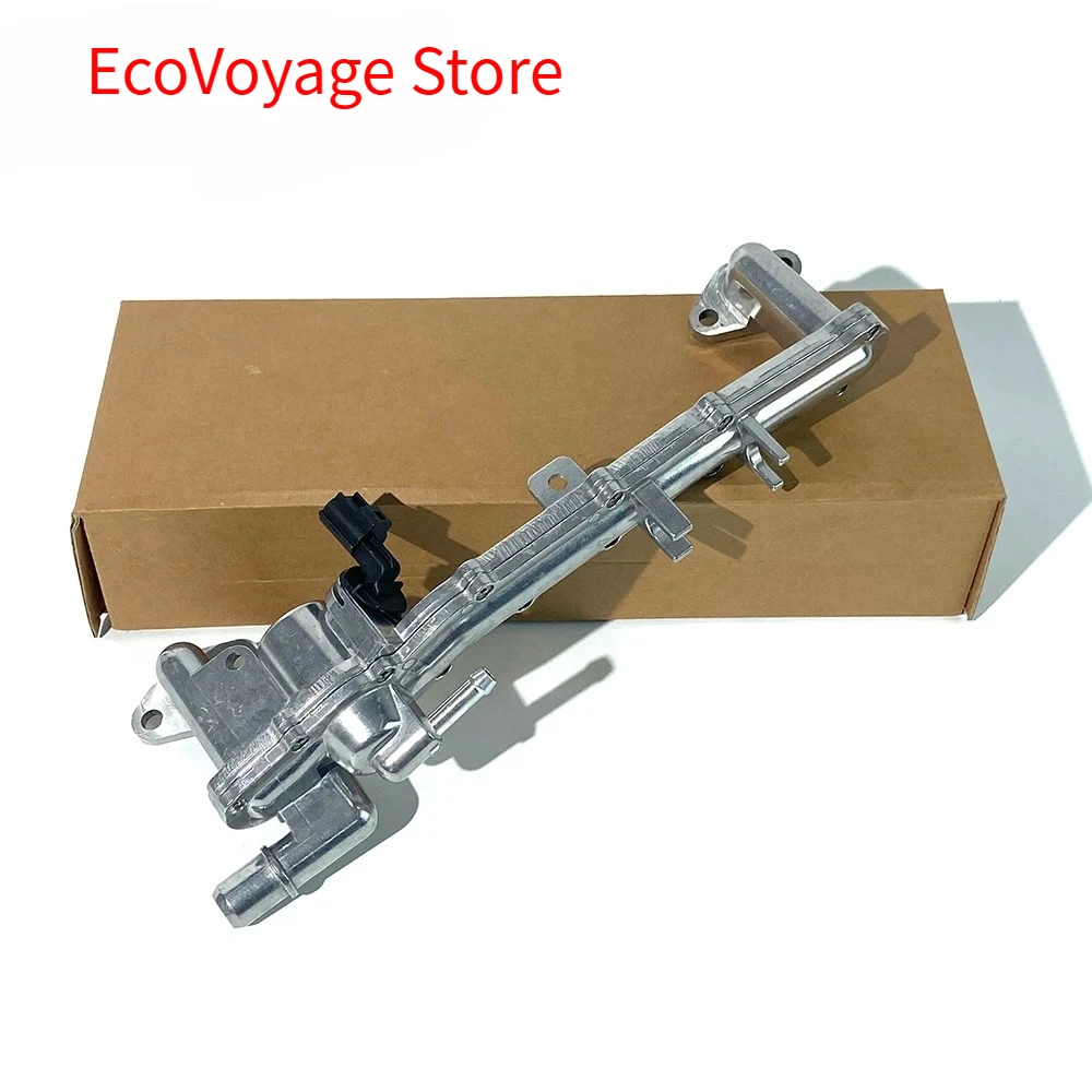 5.0L V8 Aluminum Heater Manifold Tube W Sensor For Jaguar Land Rover Discovery LR4 Range Rover RRS LR018273 LR109402 LR018273