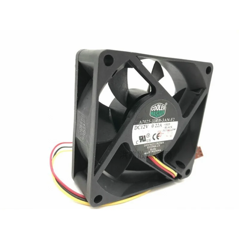 C FOR Cooler Master A7025-33RB-3AN wbr/ -F2 DC12V 0.22A 7025 70mm silent cooling fan 3pin
