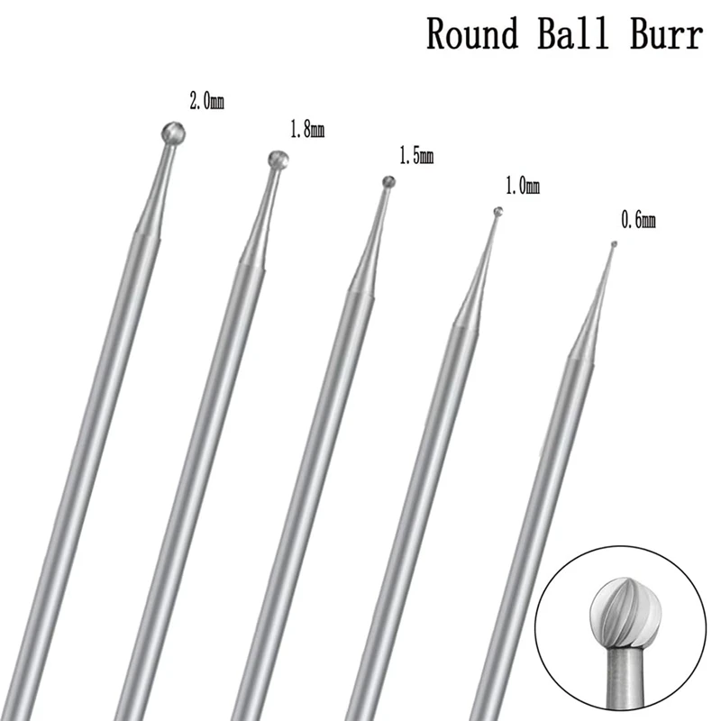 24 Stuks 3/32Inch Schacht Burr Sets, Inclusief Bal Burs, Stenen Zetten Bits, Ronde Cup Braam, 90 ° Hart Burs En Bud Bur Kits