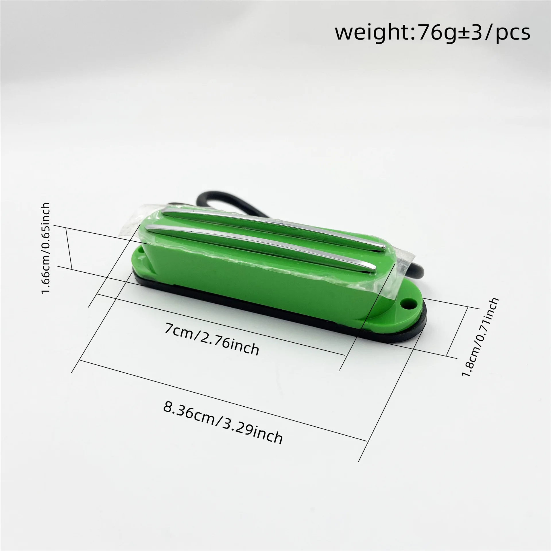 Guitar Mini Humbucker Pickup Low Noise Compact Dual Rail Blade Style For ST Electric Guitar  Small Double Coil Pickup Set