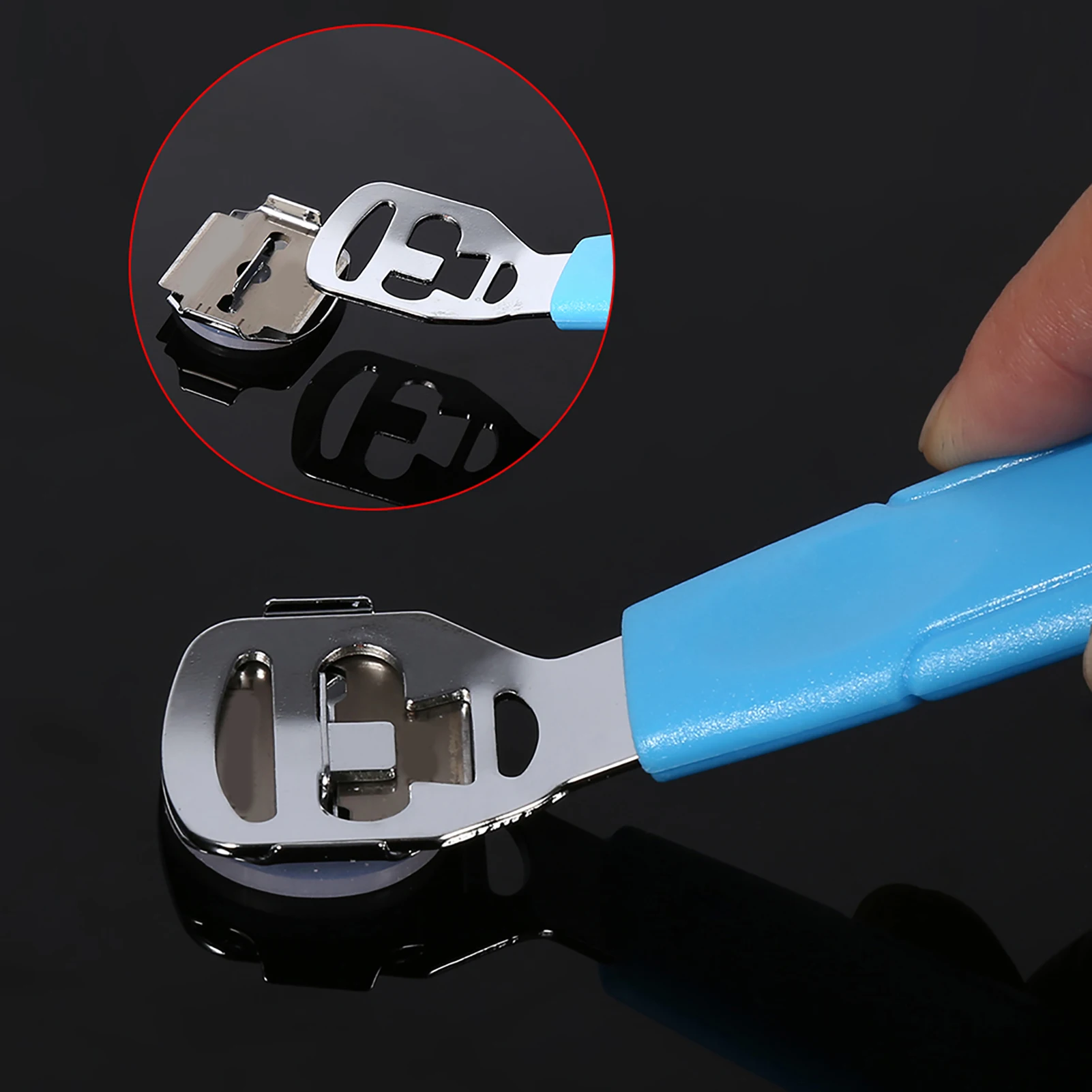8 個ポータブルフットファイルセットデッドハードスキンカルスリムーバースクレーパーペディキュアやすりツール