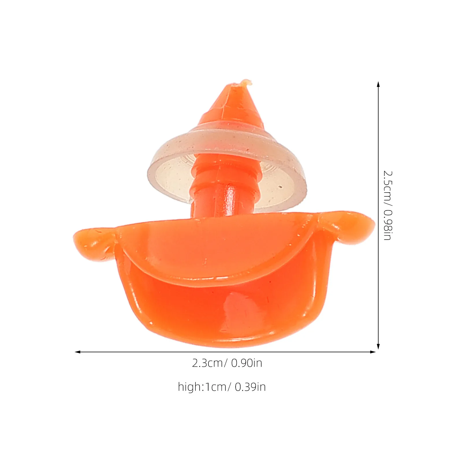 50 Peças de Acessórios para Artesanato: Bicos Pequenos com Efeito de Dente para Decoração de Patos e Projetos DIY