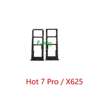 Bilashmart infinix Hot 7 8 Pro Lite X625 X650C X650 Sim Card Slot Tray Holder Sim Card Reader Socket