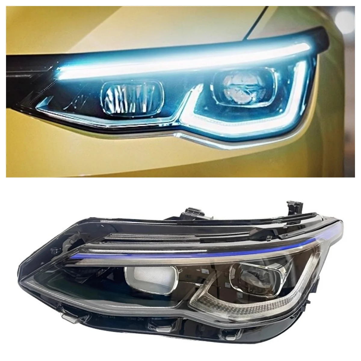 

LED Headlight Assembly for Volkswagen vw Golf 8 Modified Car Daytime Running Light Turn Signal