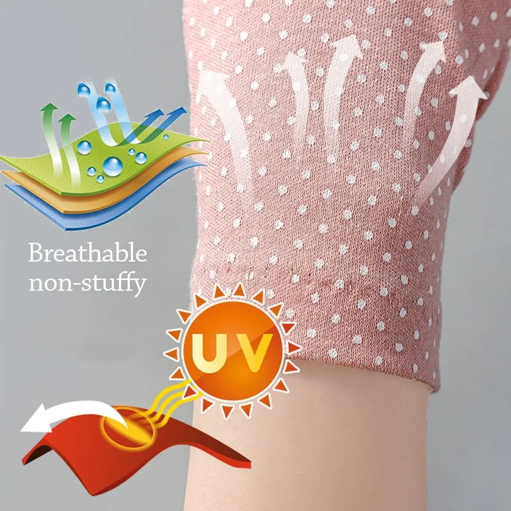 Fashion Summer Sunscreen Gloves UV Protection Breathable Sun Protection Gloves Anti-slip Thin Anti-UV Mittens Women Girls