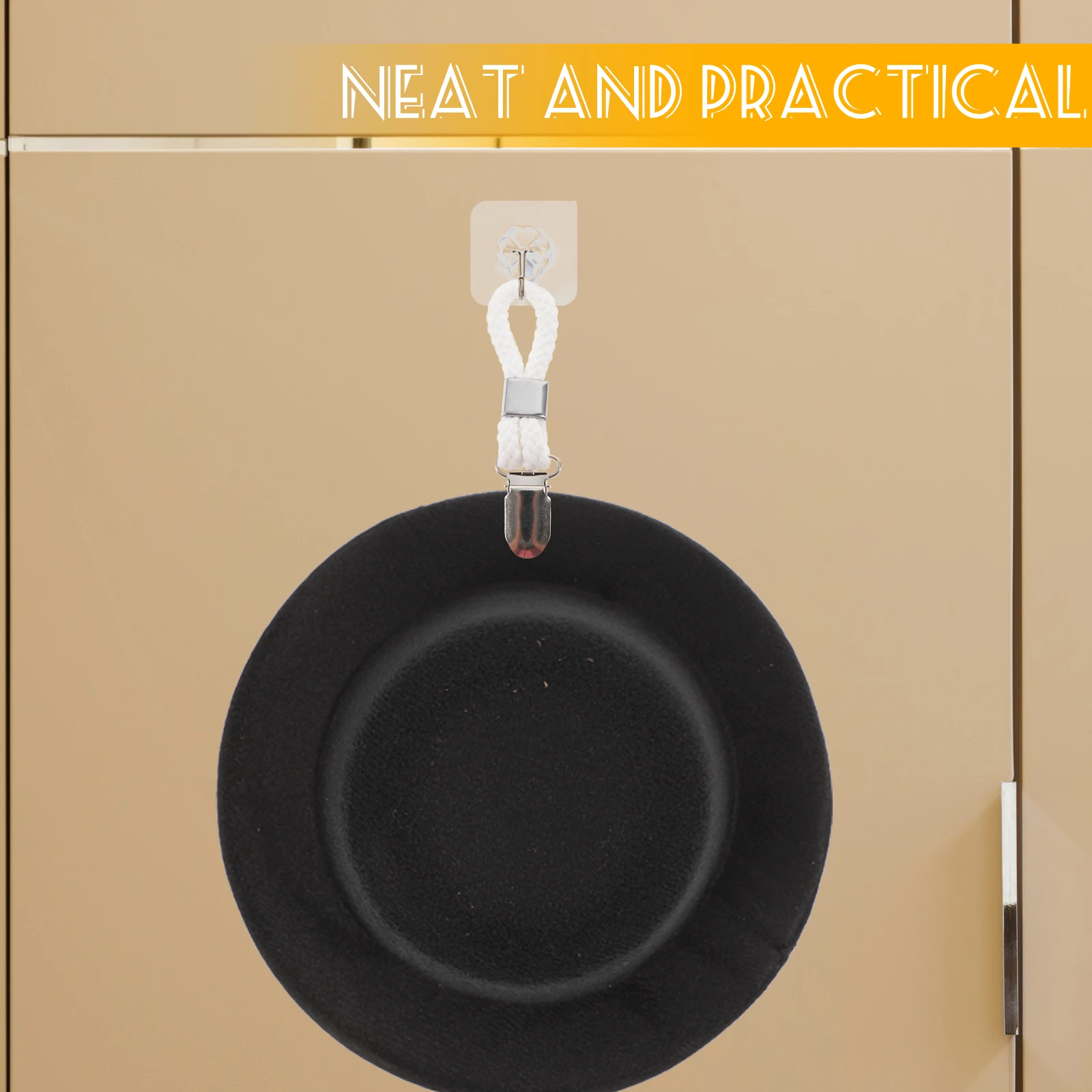 

2Pcs Metal Towel Clips Cotton Rope Kitchen Bathroom Hanging Clips Tea Towel Holder Wall Hook Easy Install Clip